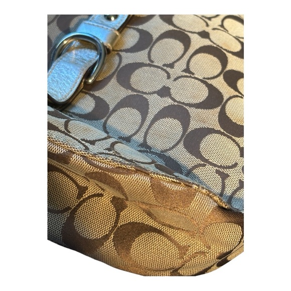 Coach Kristen Metallic Signature  Crossbody (Style F14446) - Picture 11 of 13